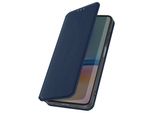 Avizar, Custodia In Pelle Finta Classic Edition Per Samsung Galaxy A05S, Blu Scuro