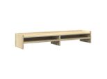 Vidaxl Supporto Per Monitor Rovere Sonoma 100X24X16 Cm Materiale A Base Di Legno