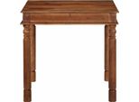 Vidaxl Tavolo Da Pranzo 80X80X77 Cm In Legno Massiccio Di Acacia