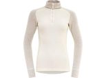 Duo Active Merino 205 Zip Neck Donna Bianco L