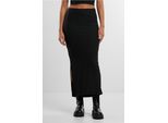 DáMská Sukně Urban Classics Donna Gonna A Coste Con Spacco Alto Nero - Xl