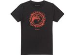 Magic The Gathering - Maglietta "Fire Mana"" Da Uomo TV2996 (Xl) (Nero)"
