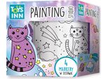 Tazza Da Colorare Gatto Con Pennarelli Stnux