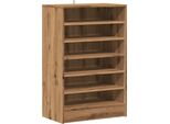 Vidaxl Scarpiera In Rovere Artigianale 60X35X92 Cm Materiale A Base Di Legno