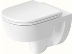 Wc Suspendu Duravit D-Code, Avec CharnièRes PréMontéEs, à Fond Creux, Rimless, 370X540X360Mm, Blanc Brillant, 2513090021, 2513090021