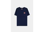 Maglietta Captain America Herren Brave New World - Captain America - Wings Navy Xxl