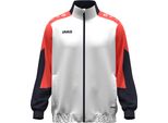 Jako Giacca Unisex In Tessuto Dynamic - 9870, Colore:Bianco/Corallo/Navy, Taglia:S