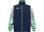 Jako Giacca Unisex In Tessuto Dynamic - 9870, Colore:Navy/Bianco/Menta, Taglia:4Xl