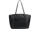 Tom Tailor Borse Amaris, Shopper Con Zip L, Nero, Nero