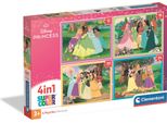 Clementoni - 4 In 1 Puzzle - Disney Princess