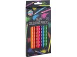 Matite Colorate Creative Craft Group Neon, 12 Pezzi.
