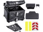 Bauletto Moto Universale - Borsa Moto 55L - Bauletto In Alluminio - Ideale Per Viaggi In Moto