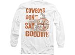 Yellowstone - Maglietta "Cowboys Don't Say Goodbye"" Per Bambini/Donne Unisex TV10269 (S) (Weiß)"