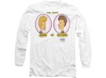 Beavis & Butthead - Maglietta "Heads In Ovals"" Per Bambini/Donne Unisex TV10526 (S) (Weiß)"