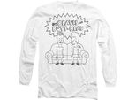 Beavis & Butthead - Maglietta "Couch"" Per Uomo/Donna Unisex TV10523 (Xxl) (Bianco)"