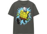 Spongebob Squarepants - Maglietta Uomo/Donna Unisex TV15991 (Xxl) (Carbone)
