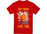 Star Trek - Maglietta "Got This"" Per Uomini/Donne Unisex TV17578 (3XL) (Rosso)"