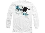 Spongebob Squarepants - Maglietta "59% Sponge 41% Bob"" Per Uomo/Donna Unisex TV10678 (M) (Bianco)"