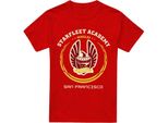 Star Trek - Maglietta "Accademia Araldica"" Per Uomo/Donna Unisex TV18195 (L) (Rosso)"