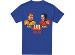 Star Trek - Maglietta "Kirk Vs Khan"" Per Uomini/Donne Unisex TV17538 (3XL) (Blu Reale)"