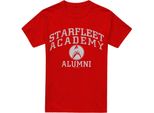 Star Trek - Maglietta "Alumni"" Per Uomo/Donna Unisex TV18201 (M) (Rosso)"