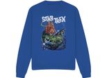 Star Trek - Felpa "Battle"" Per Uomo/Donna Unisex TV11349 (S) (Blu Reale)"