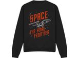 Star Trek - Felpa "Viaggio Nello Spazio"" Per Uomini/Donne Unisex TV11387 (Xxl) (Nero)"