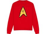 Star Trek - Felpa "Engineering"" Per Uomo/Donna Unisex TV11389 (L) (Rosso)"
