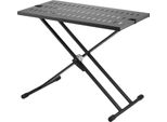 Succebuy Supporto Da Tavolo Portatile Per Dj 32 X 20, Supporto Per Laptop E Controller Regolabile In Altezza, Scrivania Pieghevole Con Rinforzo A Doppia X Per Cabina Dj, Mixer Audio, Leggero