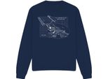 Star Trek - Felpa "Enterprise"" Per Uomo/Donna Unisex TV11364 (L) (Blu Navy)"