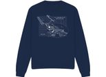 Star Trek - Felpa "Enterprise"" Per Uomo/Donna Unisex TV11364 (Xxl) (Blu Navy)"
