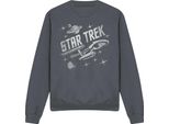 Star Trek - Felpa "Attraverso Lo Spazio"" Per Uomo/Donna Unisex TV11368 (Xxl) (Carbone)"