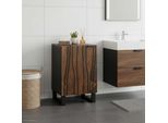 Vidaxl Mobile Lavabo In Noce 38 X 33,5 X 58 Cm Materiale In Legno