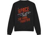 Star Trek - Felpa "Viaggio Nello Spazio"" Per Uomo/Donna Unisex TV11387 (S) (Nero)"