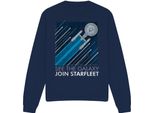 Star Trek - Felpa "Reclutamento Della Flotta Stellare"" Per Bambini/Ragazzi Unisex TV11498 (Xxl) (Marineblau)"