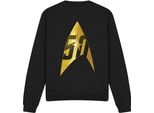 Star Trek - Felpa "50Th Anniversary Delta"" Per Uomini/Donne Unisex TV11452 (Xxl) (Nero)"