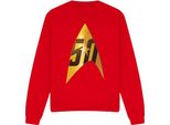 Star Trek - Felpa "50Th Anniversary Delta"" Per Bambini/Ragazzi Unisex TV11453 (S) (Rot)"