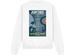 Star Trek - "The Next Generation Stagione 1 Episodio 1"" Felpa Per Bambini/Ragazzi Unisex TV11667 (Xl) (Weiß)"