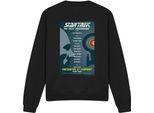 Star Trek - "The Next Generation Stagione 1 Episodio 1"" Felpa FüR Herren/Damen Unisex TV11668 (M) (Schwarz)"