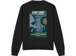Star Trek - "The Next Generation Stagione 1 Episodio 1"" Felpa FüR Herren/Damen Unisex TV11668 (L) (Schwarz)"