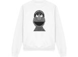 Sesame Street - Felpa "Lee"" Per Uomo/Donna Unisex TV19958 (Xxl) (Bianco)"