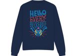 Sesame Street - Felpa "Hello Everybody"" Per Bambini/Ragazzi Unisex TV19959 (Xl) (Marine)"