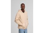 Urban Classics Uomo Basic Essential Zip Hoody Sabbia - L
