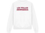 Breaking Bad - Felpa "Los Pollos Hermanos"" Per Uomini/Donne Unisex TV20147 (S) (Bianco)"