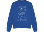 Sesame Street - Felpa "Simple Cookie"" Uomo/Donna Unisex TV20163 (Xxl) (Blu Royal)"
