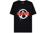 Maglietta Borderlands Uomo Borderlands 4 Logo Nero L