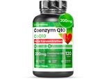 Vitastrong Coenzima Q10 200Mg Capsule, Coq10 Ubiquinol, Coenzima Q10 Di 200Mg Senza Glutine E Ogm, 120 Capsule