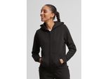 Felpa Con Cappuccio Urban Classics Donna Basic Essential Zip Hoody Nero - 5XL