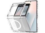 Custodia Tech-Protect Flexair Hybrid Magsafe Per Samsung Galaxy Z Flip 6 / 7 Fe - Trasparente