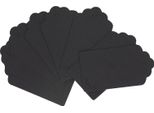 100 Pezzi Di Etichette Per Abbigliamento - Etichette Regalo In Carta Kraft Bifacciale Con 30 M Di Cordoncino Di Iuta Per Matrimonio, Natale E Bricolage, Nero